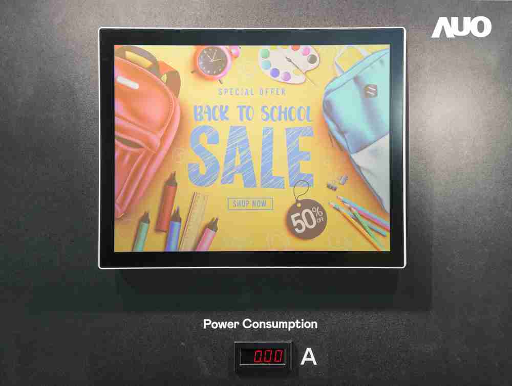 牛牛游戏展示胆固醇液晶超低耗能户外全彩显示器，，，，ChLC（胆固醇液晶）以双稳态技术使静态显示零功耗，，具省电、、、、高彩度、、、、环保的特性，，，还整合软硬件系统解决方案，，，，可透过单一云端平台管理